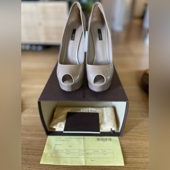 Louis Vuitton Oh Really Open Toe Pump 11cm Size 39 - Picture 6 of 6